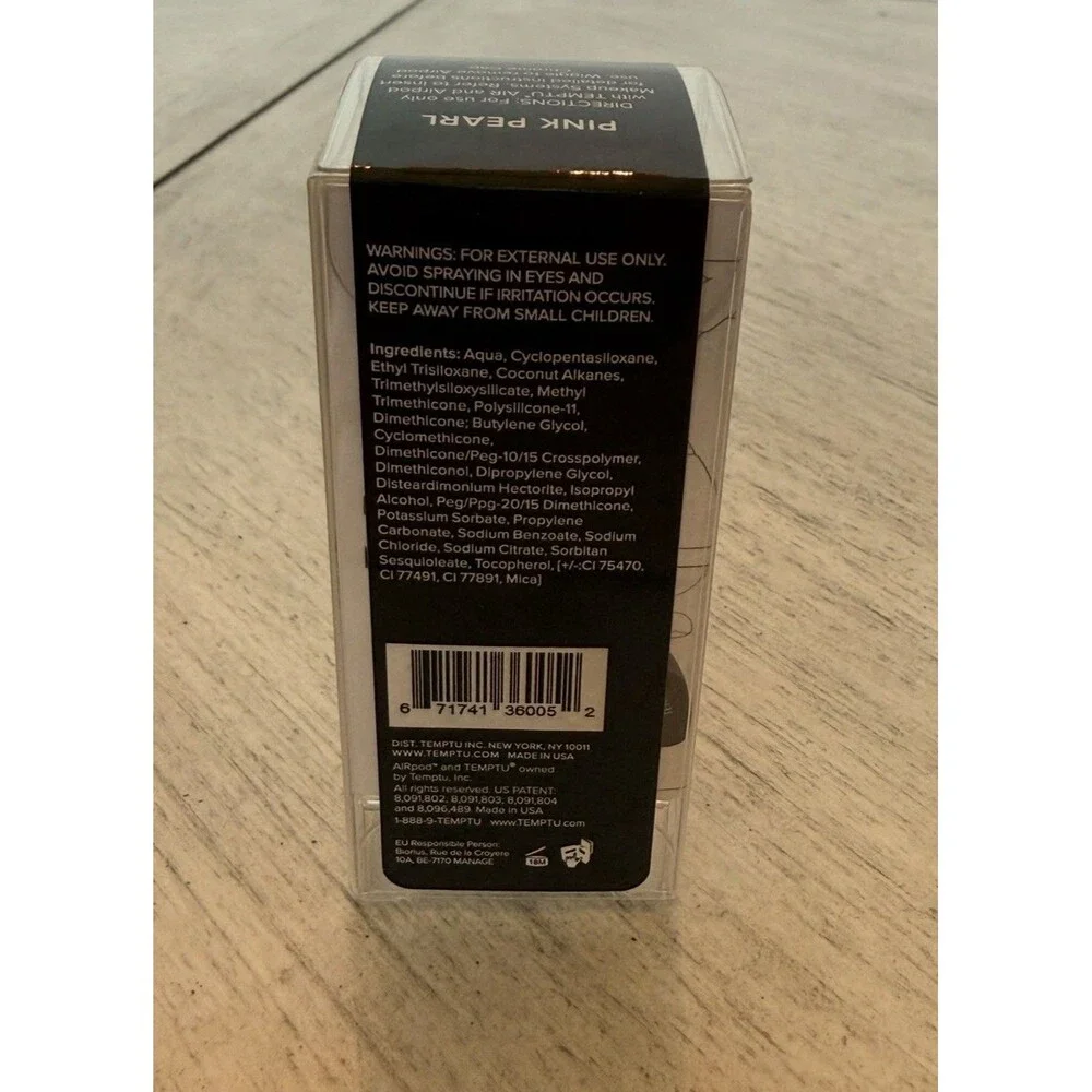 TEMPTU Perfect Canvas Airbrush Highlighter Pink Pearl 3mL e 0.10oz New